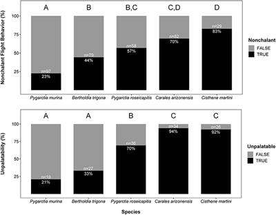 Nonchalant Flight in Tiger Moths (Erebidae: Arctiinae) Is Correlated With Unpalatability